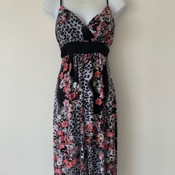 california woman Dresses & Skirts - California Woman leopard print cherrry blossom M